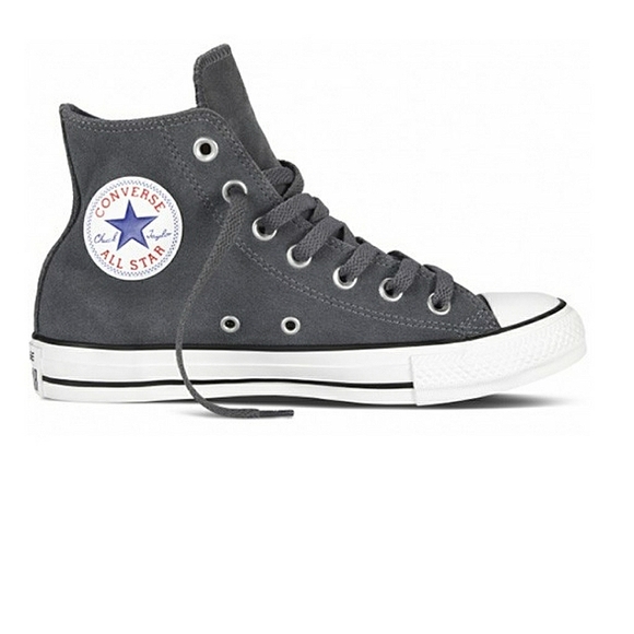 Converse Shoes - CONVERSE CHUCK TAYLOR ALL STAR GENUINE SUEDE HI-TOPS ADMIRAL GREY